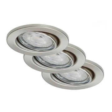 Briloner 7148-032- KÉSZLET 3xLED Dimmelhető fürődszobai lámpa 1xGU10/5W/230V IP23