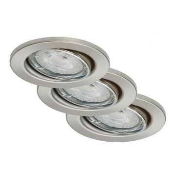 Briloner 7149-032- KÉSZLET 3xLED Dimmelhető fürdőszobai lámpa 1xGU10/5W/230V IP23