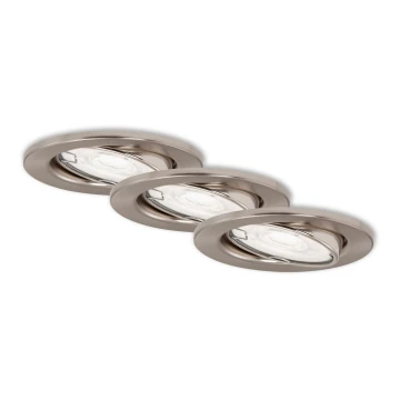 Briloner 7182-032-KÉSZLET 3xLED Dimmelhető fürdőszobai lámpa 1xGU10/5W/230V IP23