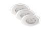 Briloner 7197-039-KÉSZLET 3x LED Dimmelhető fürdőszobai beépíthető lámpa LED/4,5W/230V IP44