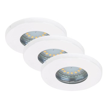 Briloner 7212-036 - KÉSZLET 3x LED Fürdőszobai lámpa ATTACH 3xGU10/5W/230V IP44