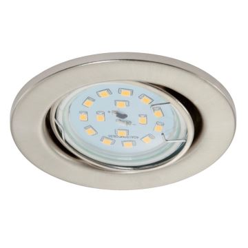 Briloner 7220-032-KÉSZLET 3x LED Fürdőszobai beépíthető mennyezeti lámpa FIT 1xGU10/5W/230V matt nikkel