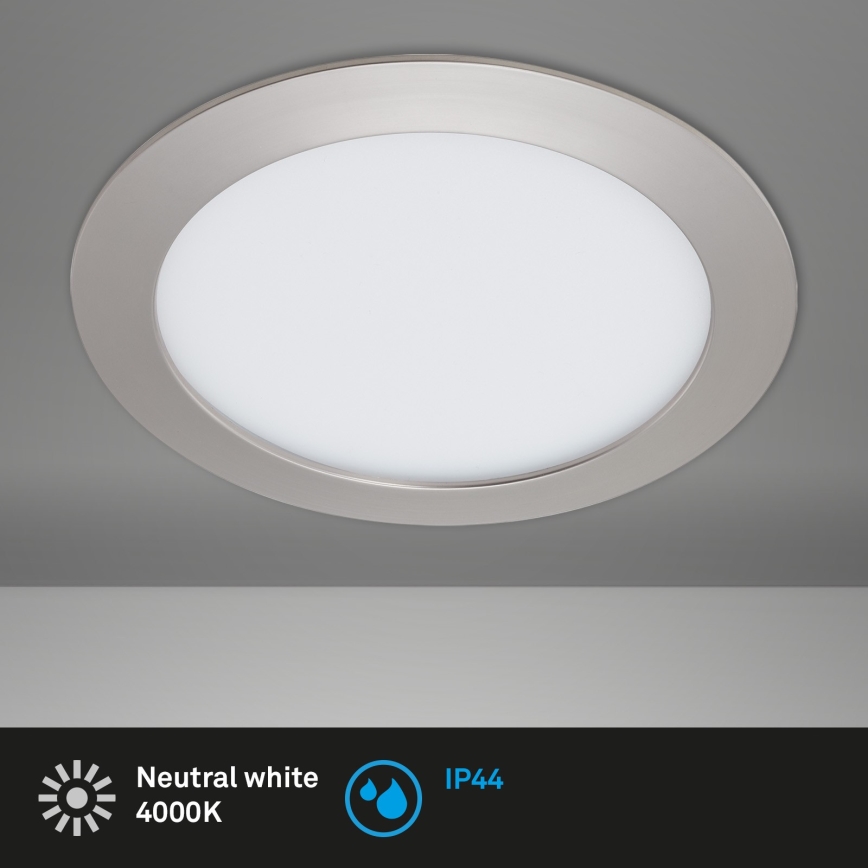 Briloner 7286-016 - LED Fürdőszobai beépíthető lámpa LED/12W/230V IP44