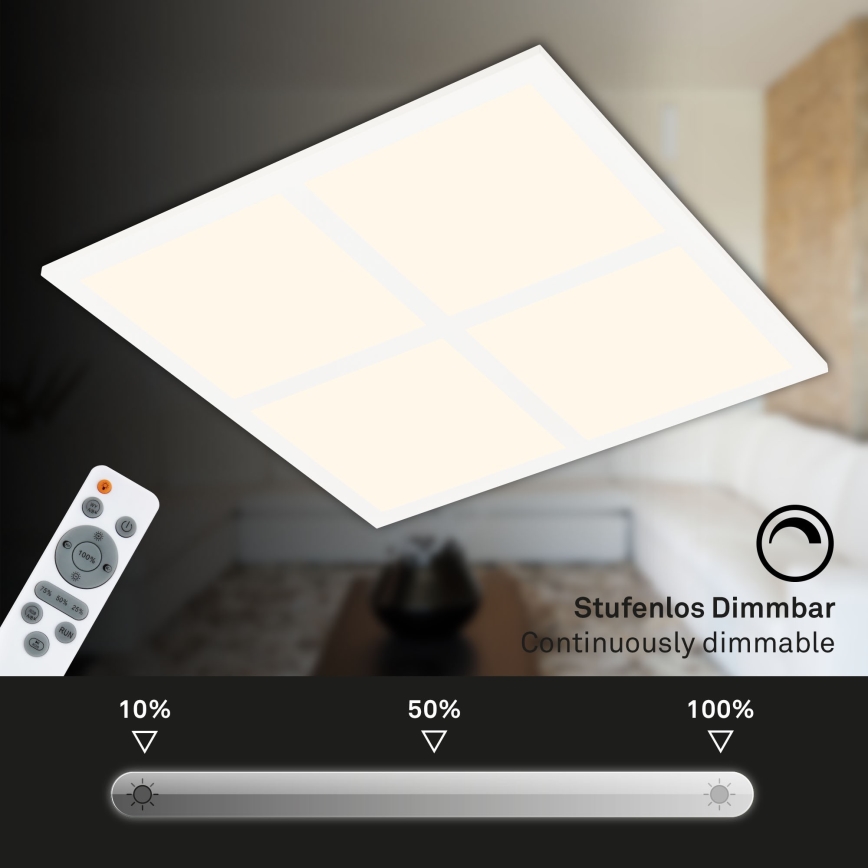 Briloner 7387-016 - RGBW Dimmelhető mennyezeti lámpa LED/24W/230V 3000-6500K + távirányítás