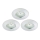 Briloner 8316-039-KÉSZLET 3x LED Dimmelhető fürdőszobai beépíthető lámpa LED/5,5W/230V IP44