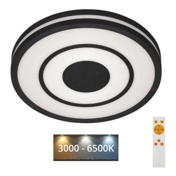 Briloner - LED Dimmelhető mennyezeti lámpa RIPPLE LED/24W/230V 3000-6500K + távirányítás