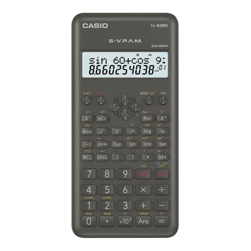 Casio - Iskolai számológép 1xAAA fekete