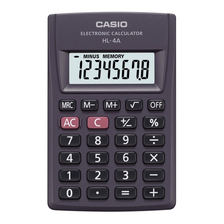 Casio - Zsebszámológép 1xLR54 fekete