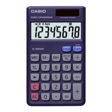 Casio - Zsebszámológép 1xLR54 kék