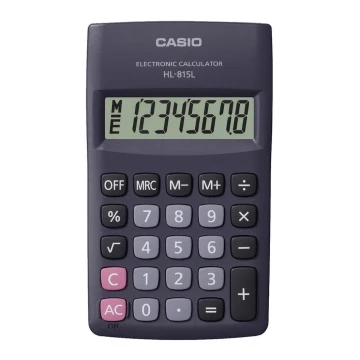 Casio - Zsebszámológép 1xLR6 szürke