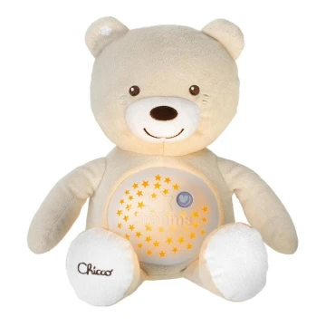 Chicco - Projektor dallammal BABY BEAR 3xAAA bézs