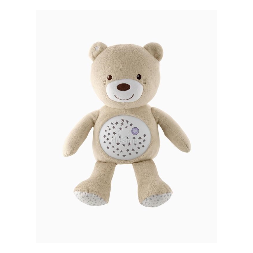 Chicco - Projektor dallammal BABY BEAR 3xAAA bézs