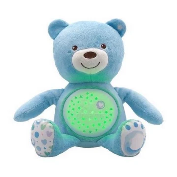 Chicco - Projektor dallammal BABY BEAR 3xAAA kék