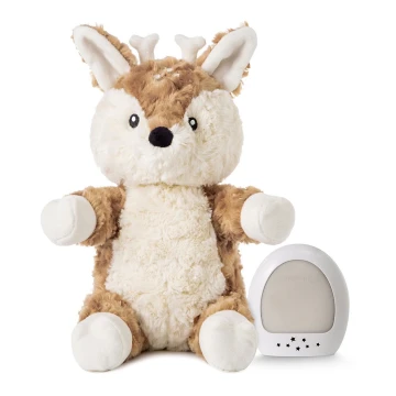 Cloud B - Snuggle buddy dallammal és világítással őzborjú + USB