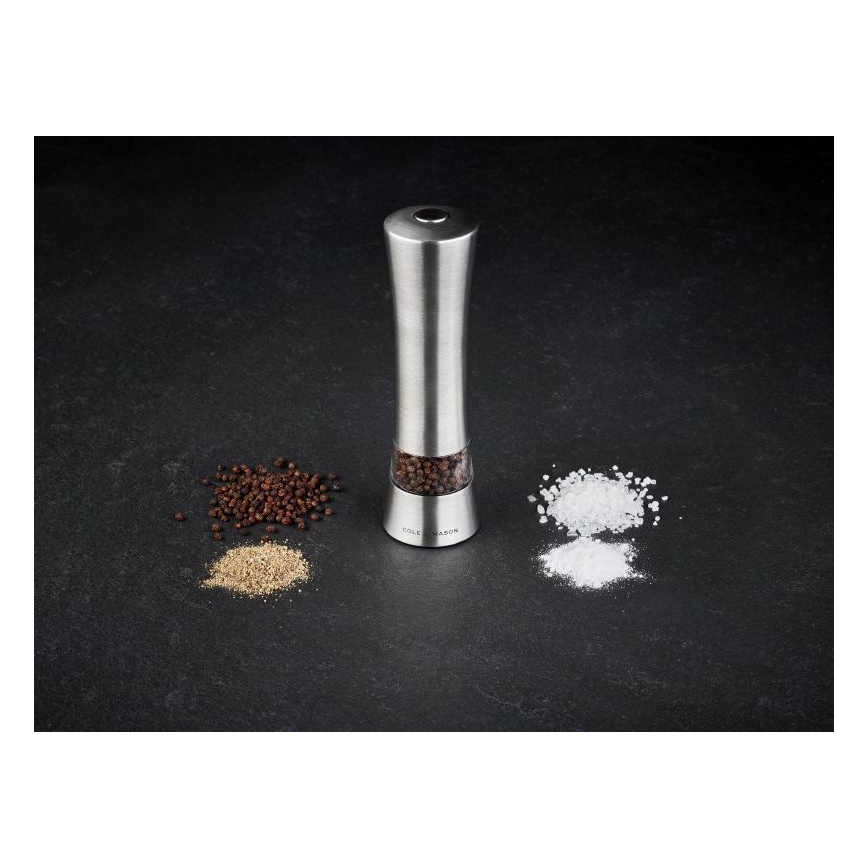 Cole&Mason - Elektromos fűszerdaráló sóhoz és borshoz WITNEY CLASSIC 6xAAA 20,6 cm