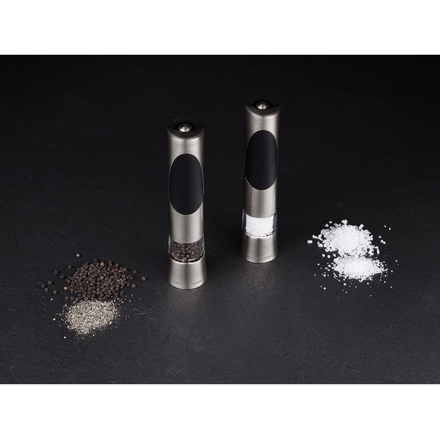 Cole&Mason - Elektromos só- és borsdaráló készlet RICHMOND 2 db 6xAAA