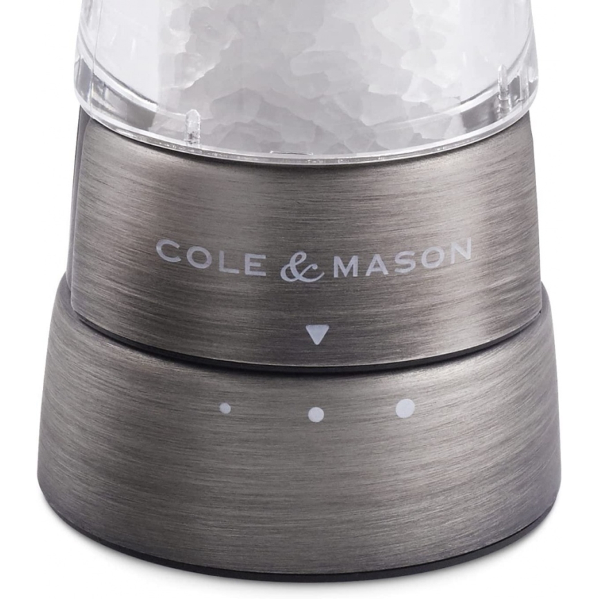 Cole&Mason - Só- és borsdaráló készlet DERWENT 2 db 19 cm matt króm
