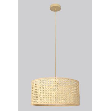 Csillár zsinóron ALBA 1xE27/60W/230V á. 40 cm rattan