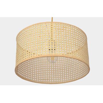 Csillár zsinóron ALBA 1xE27/60W/230V á. 40 cm rattan