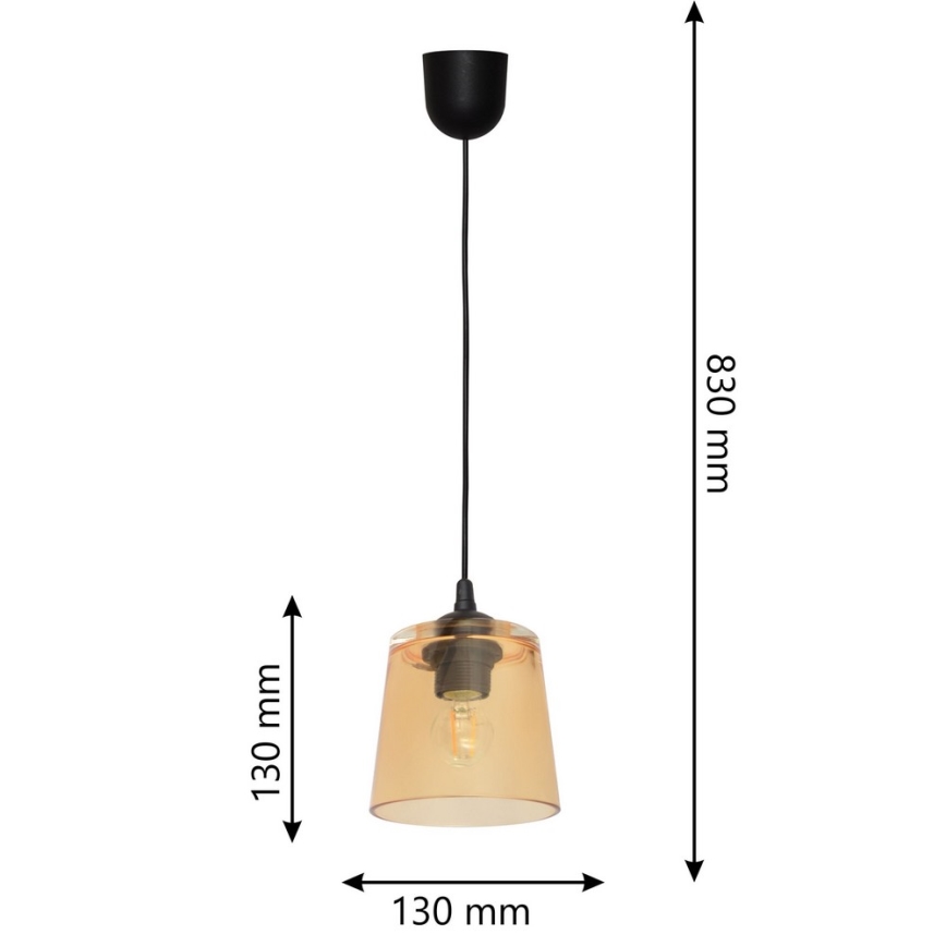 Csillár zsinóron LUCEA 1xE27/60W/230V