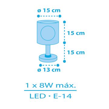 Dalber 60651 - Gyereklámpa KALÓZ ISLAND 1xE14/8W/230V