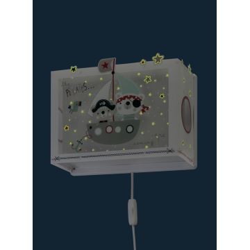 Dalber D-74558 - Gyerek fali lámpa  PIRATES 1xE27/60W/230V