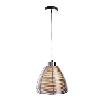 Deko-Light 342025 - Csillár zsinóron FILO 1xE27/60W/230V átm. 19 cm ezüst