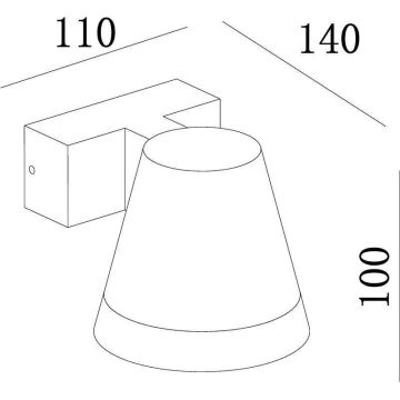 Deko-Light 731076 - LED Kültéri fali lámpa SERPENTIS LED/6,2W/230V IP54 fekete