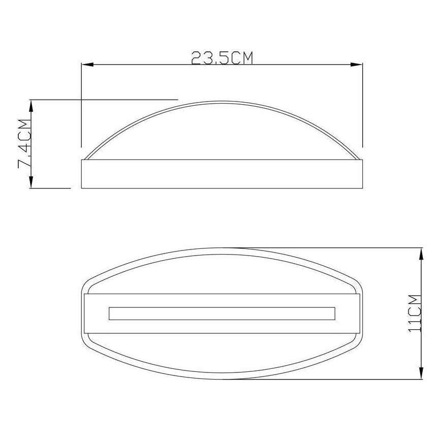 Deko-Light 731093 - LED Kültéri fali lámpa ERIDANI LED/13W/230V IP44 antracit