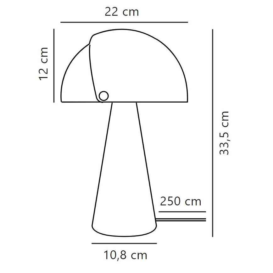 DFTP by Nordlux - Asztali lámpa állítható lámpabúrával ALIGN 1xE27/25W/230V bézs