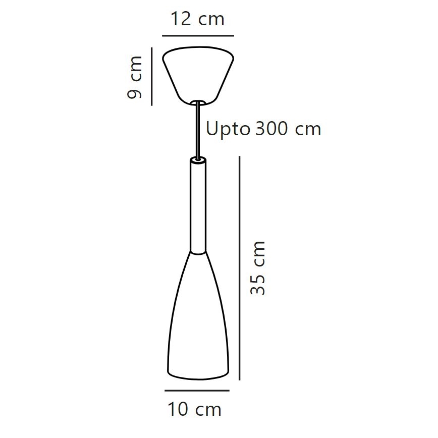 DFTP by Nordlux - Csillár zsinóron PURE 1xE27/40W/230V átm. 10 cm fehér/dió