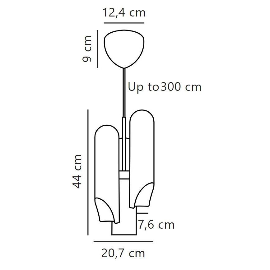 DFTP by Nordlux - Csillár zsinóron ROCHELLE 3xGU10/15W/230V