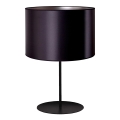 Duolla - Asztali lámpa CANNES 1xE14/15W/230V 20 cm fekete/ezüst