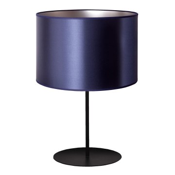 Duolla - Asztali lámpa CANNES 1xE14/15W/230V 20 cm kék/ezüst/fekete
