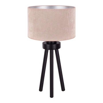 Duolla - Asztali lámpa LYON 1xE27/15W/230V bézs