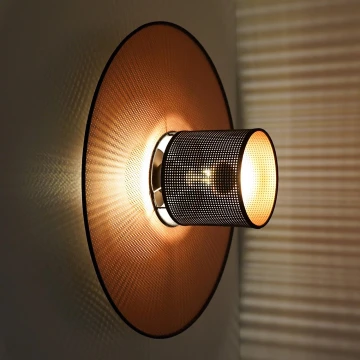 Duolla - Fali lámpa TOKYO SHINY 1xE27/15W/230V réz/fekete