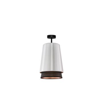 Duolla - Felületre szerelhető csillár BELL SHINY 1xE27/15W/230V ezüst/fekete