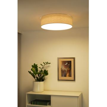 Duolla - LED Mennyezeti lámpa CORTINA LED/26W/230V átm. 30 cm krémes