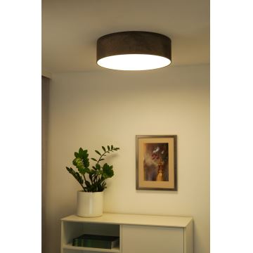 Duolla - LED Mennyezeti lámpa CORTINA LED/26W/230V átm. 45 cm barna