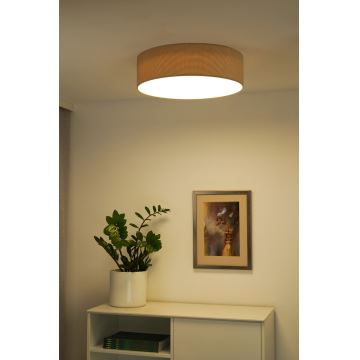 Duolla - LED Mennyezeti lámpa CORTINA LED/26W/230V átm. 45 cm bézs