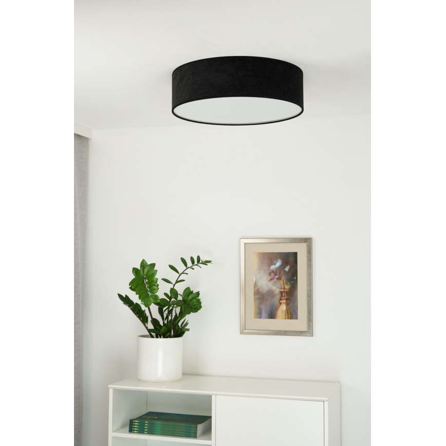 Duolla - LED Mennyezeti lámpa CORTINA LED/26W/230V átm. 45 cm fekete