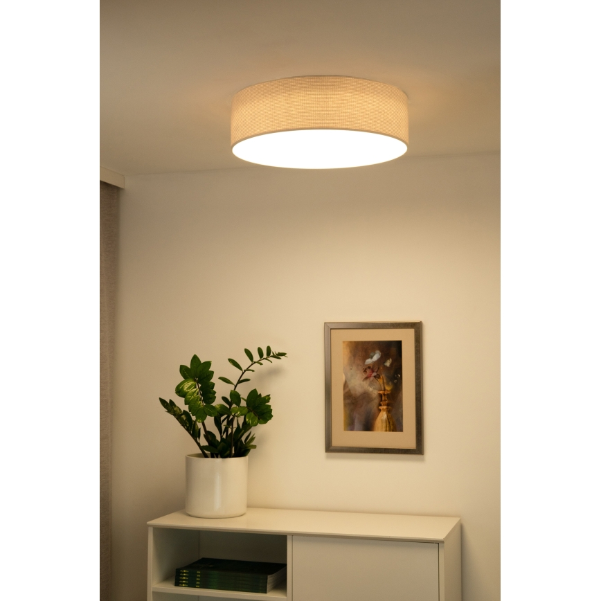 Duolla - LED Mennyezeti lámpa CORTINA LED/26W/230V átm. 45 cm krémes