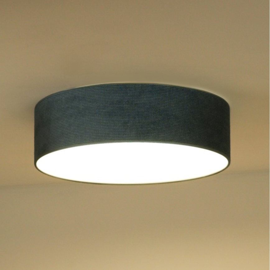 Duolla - LED Mennyezeti lámpa CORTINA LED/26W/230V átm. 45 cm türkiz