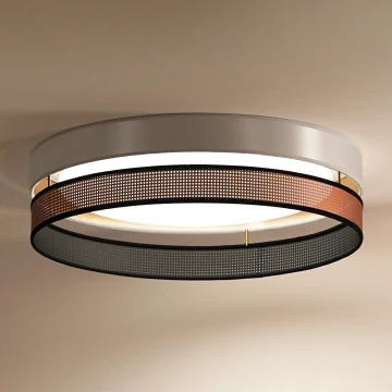 Duolla - LED Mennyezeti lámpa ROLLER DUO SHINY LED/24W/230V fehér/réz