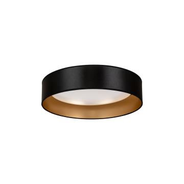 Duolla - LED Mennyezeti lámpa ROLLER LED/24W/230V fekete/arany