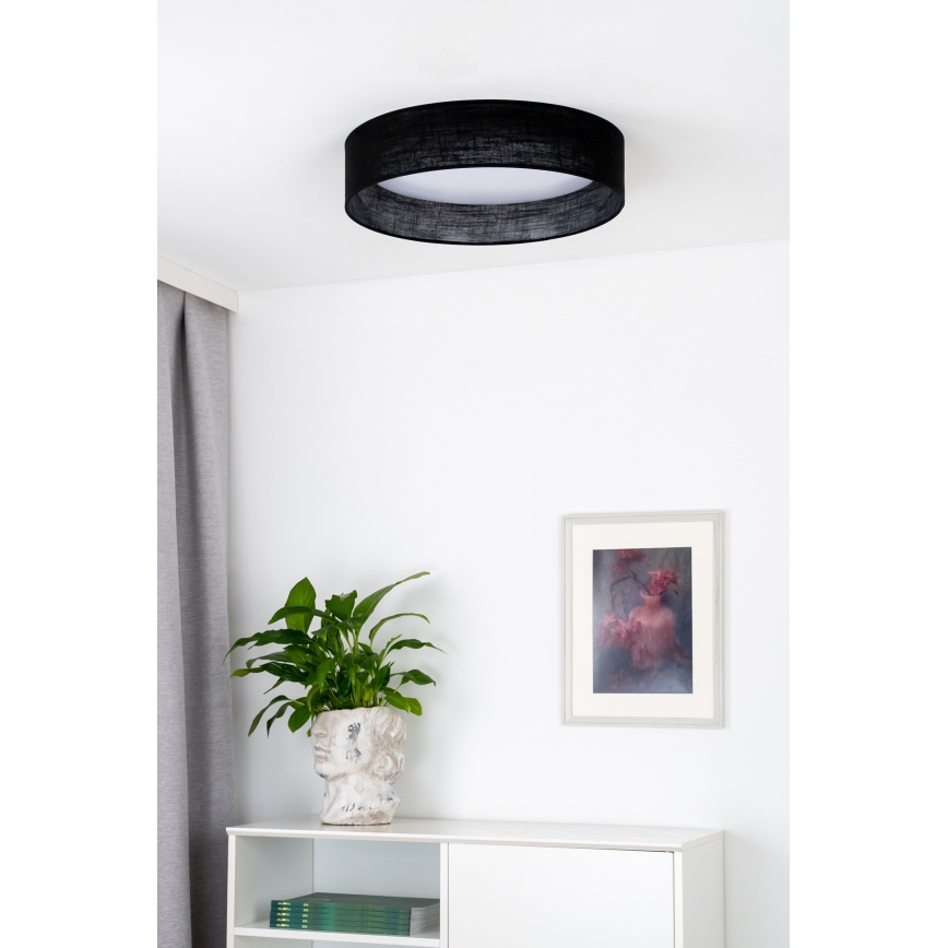 Duolla - LED Mennyezeti lámpa ROLLER LED/24W/230V fekete