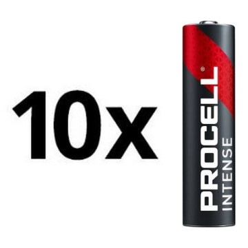 Duracell - 10 db Alkáli elem Procell Intense LR03/AAA 1,5V 1465 mAh