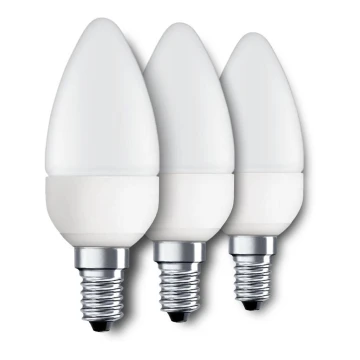 Eglo 10697 - KÉSZLET 3x LED Izzó E14/4W/230V 320lm gyertya