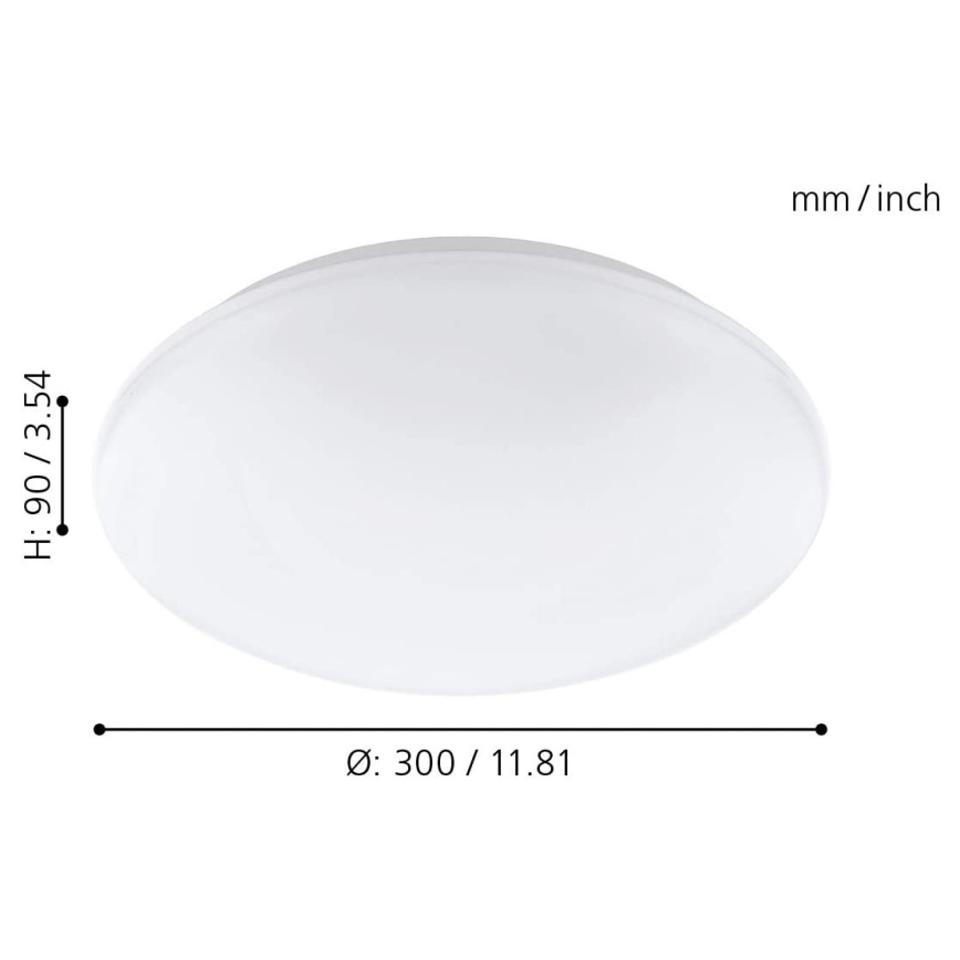 Eglo - LED RGB Dimmelhető fali, mennyezeti lámpa GIRON-C LED/17W/230V