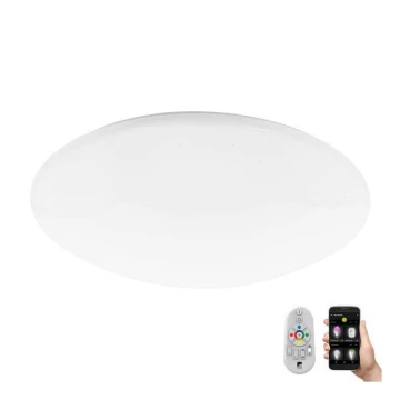 Eglo 33221 - LED RGBW Dimmelhető mennyezeti lámpa TOTARI LED/34W/230V + távirányítás